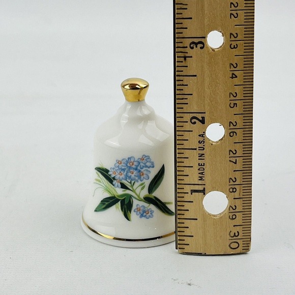 Danbury Mint‎ Alaska Forget-Me-Not Official State Flower Bell Collection - Picture 5 of 5